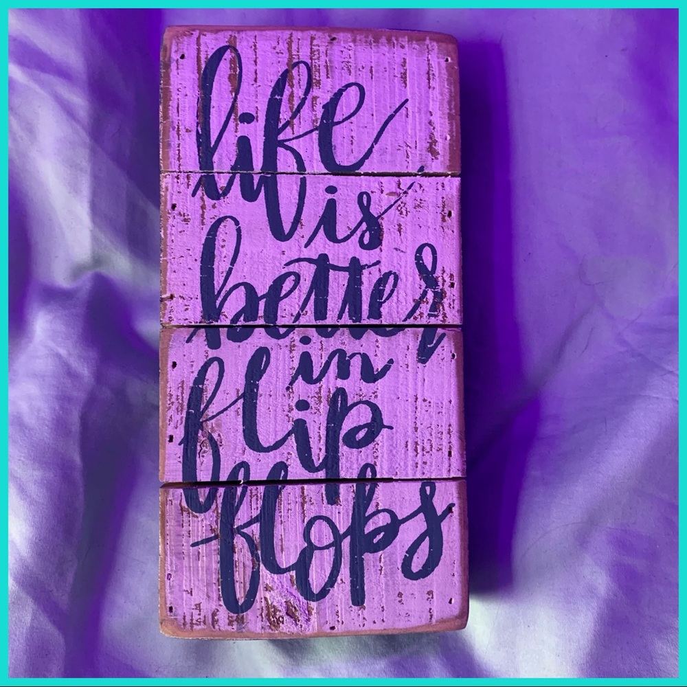 Cute beachy wall decor/standing decor